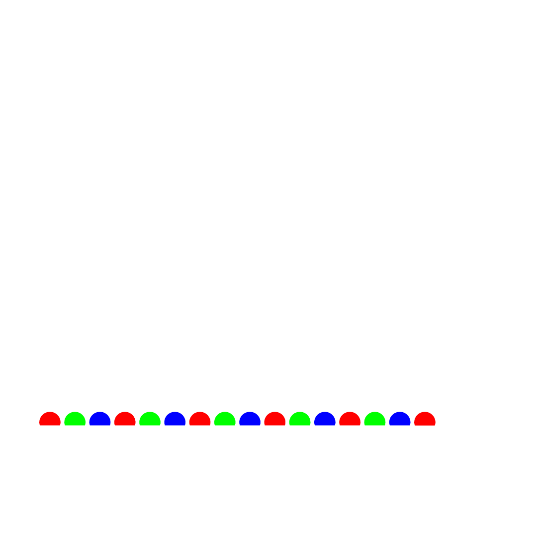 An icon representing glue being poured over the top of a board of computer chips