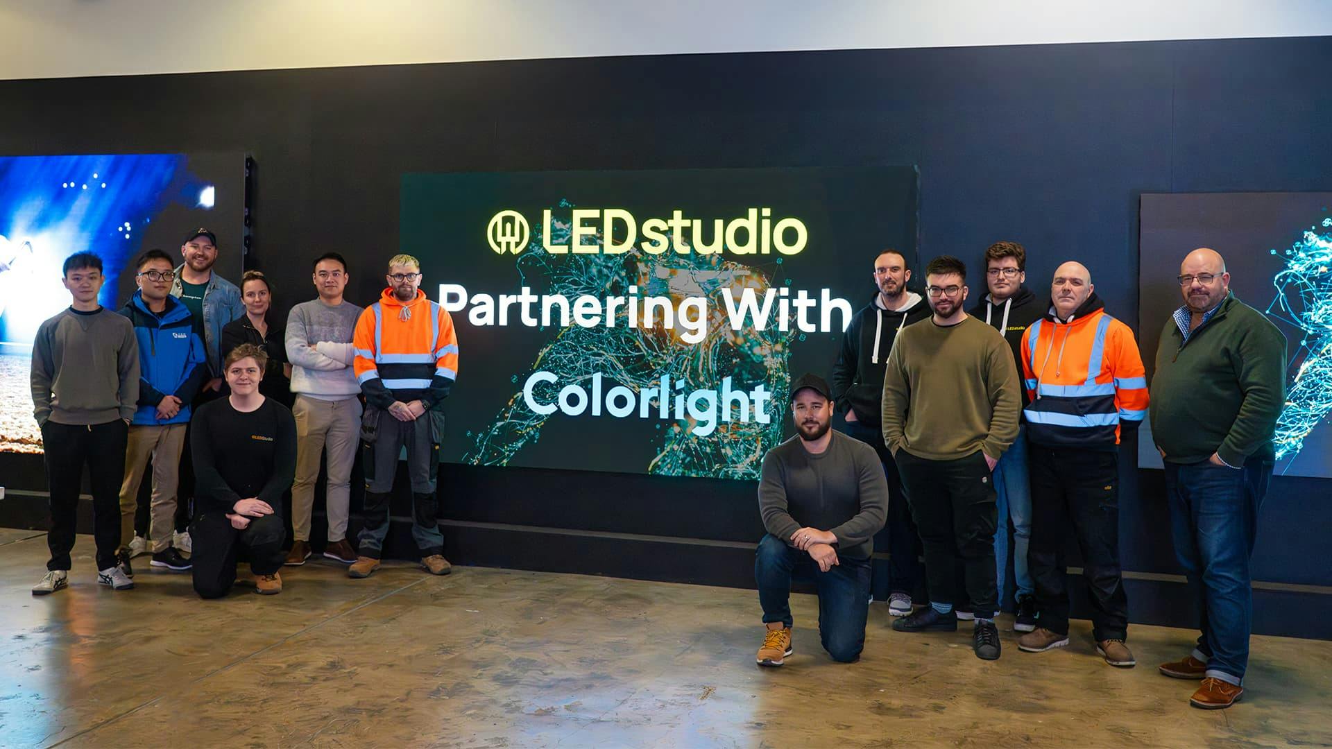 The LED Studio partnering with Colorlight, blog Banner, staff training, LED processors